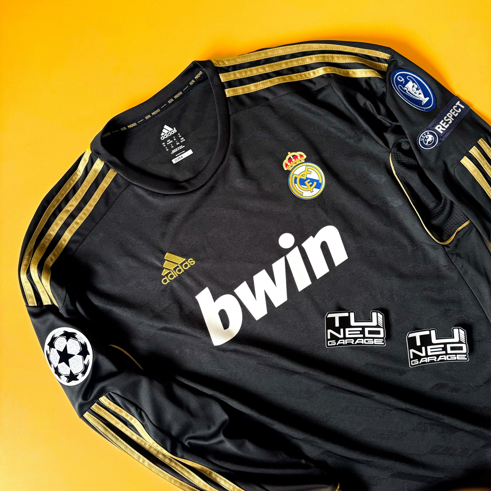 RETRO REAL MADRID 2011/12 T-SHIRT MANCHE LONGUE