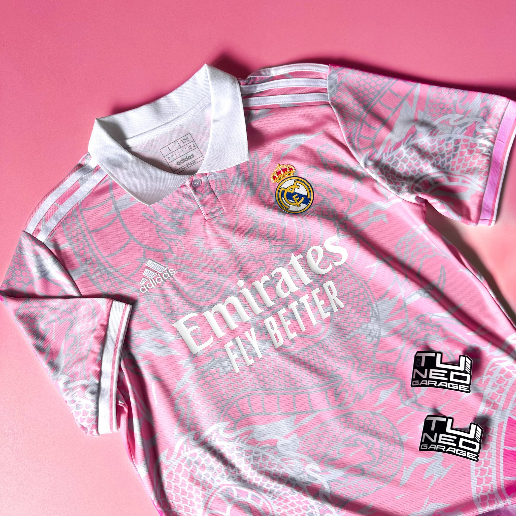 REAL MADRID POLO CENTRAL CEE DRAGON PINK