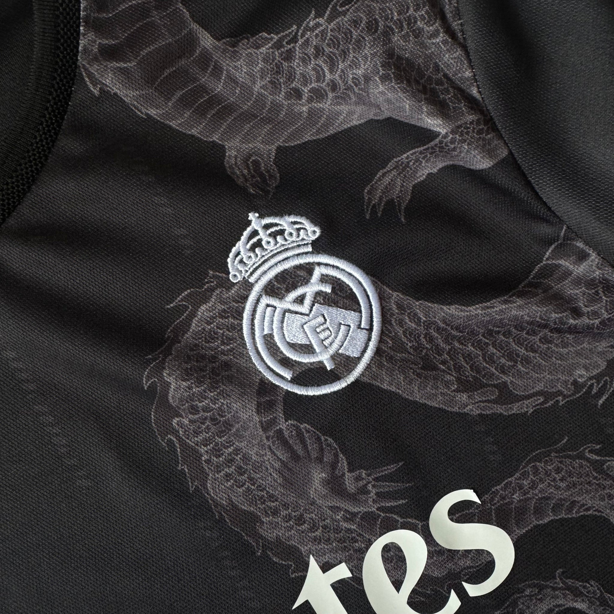 REAL MADRID T-SHIRT DRAGON NOIR