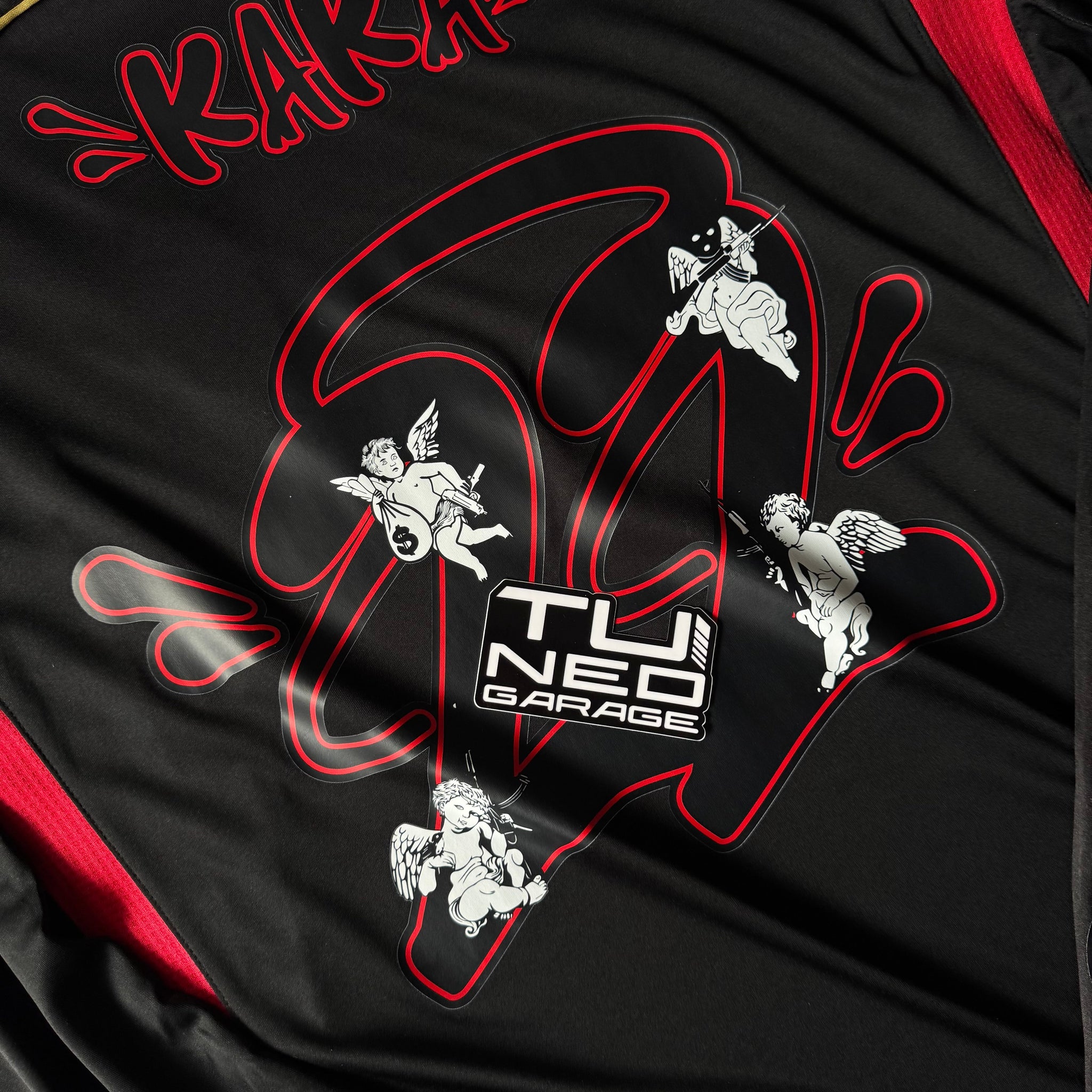 SYNA x AC MILAN BLACK 2007/08 KAKA T-SHIRT MANCHE LONGUE