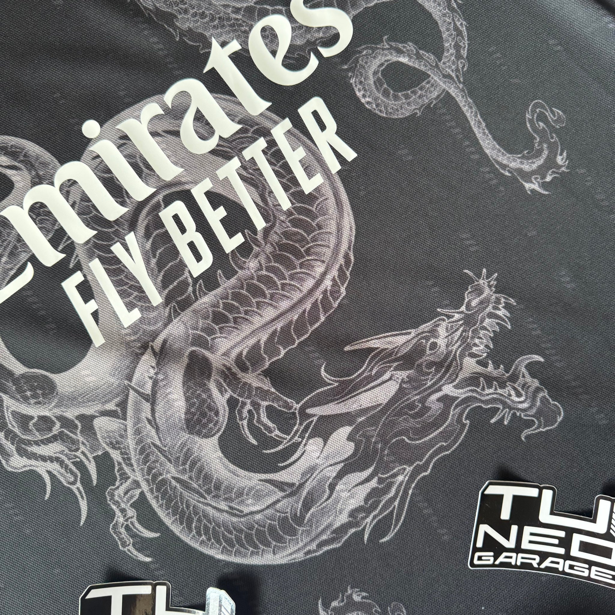 REAL MADRID T-SHIRT DRAGON NOIR