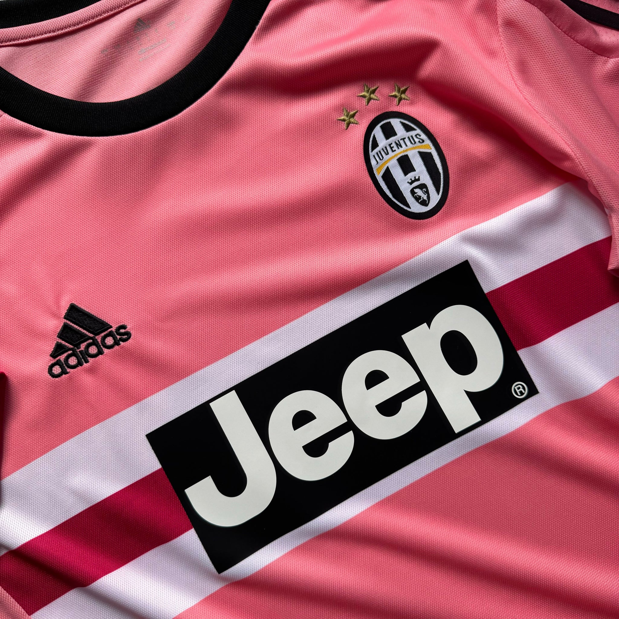 JUVENTUS T-SHIRT 2015/16 PINK MANCHES LONGUES