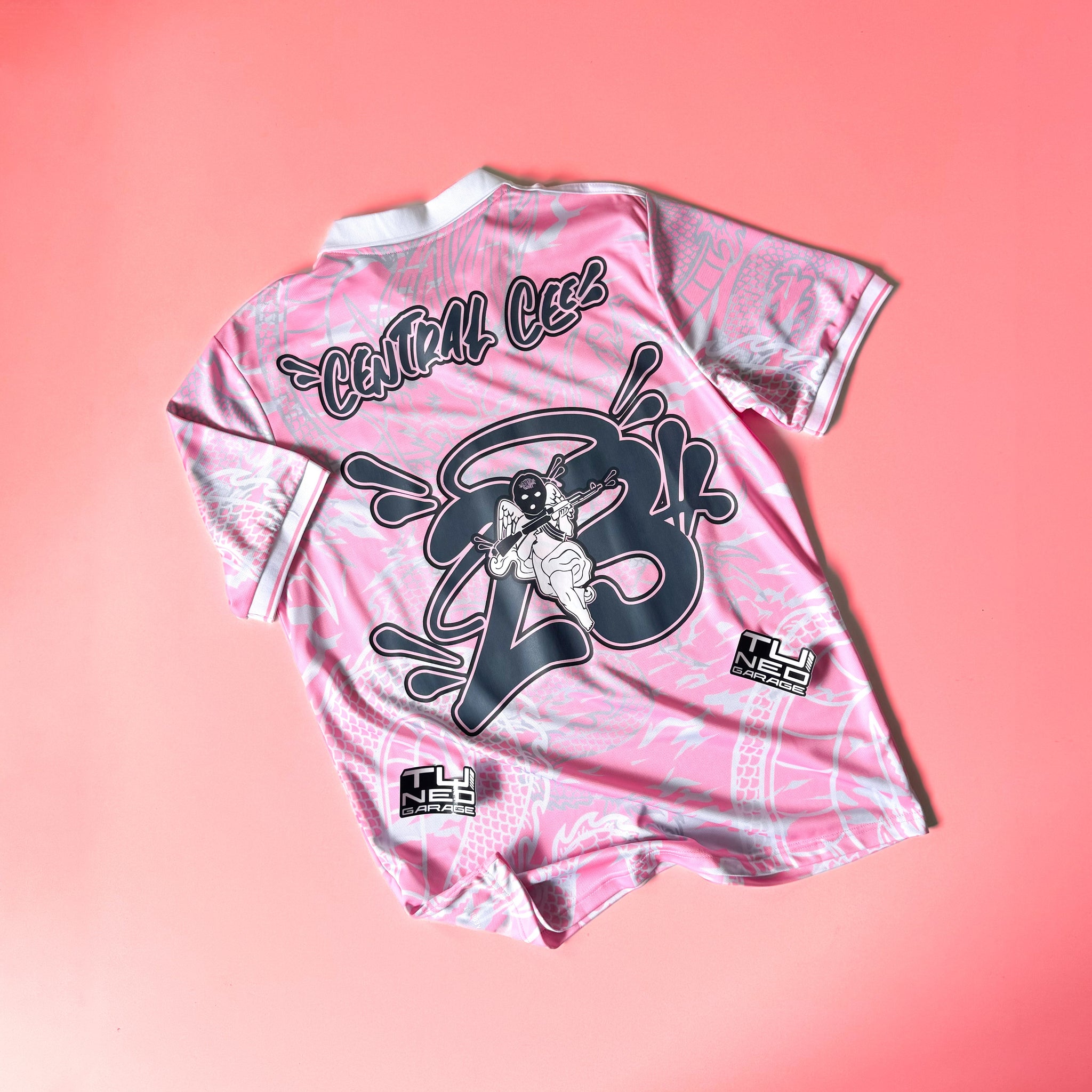 REAL MADRID POLO CENTRAL CEE DRAGON PINK